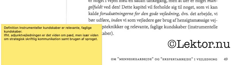 Refleksioner - Adjunktvejlederkurset 