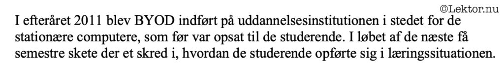AI sammenlignes med BYOD som blev indført i E11